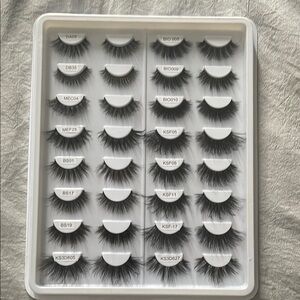 False Faux Mink Eyelash Set 16 pairs
